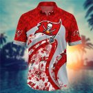 Tampa Bay Buccaneers Adult All Over Men's Hawaiian Shirt S-4XL H02871