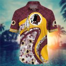 Washington Commanders Adult All Over Men's Hawaiian Shirt S-4XL H02882