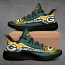 Green Bay Packers Fashion Casual Sports Running Walking Yeezy Styles Sneaker Shoes