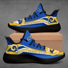 Los Angeles Rams Fashion Casual Sports Running Walking Yeezy Styles Sneaker Shoes