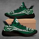 New York Jets Fashion Casual Sports Running Walking Yeezy Styles Sneaker Shoes