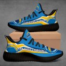 San Diego Chargers Fashion Casual Sports Running Walking Yeezy Styles Sneaker Shoes