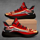 San Francisco 49ers Fashion Casual Sports Running Walking Yeezy Styles Sneaker Shoes