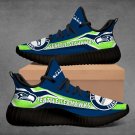 Seattle Seahawks Fashion Casual Sports Running Walking Yeezy Styles Sneaker Shoes