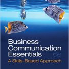 Business Communication Essentials PDF 6th Edition: A Skills Based Approach