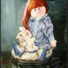 Blue Eyes Doll Toy Art Prints Wall Hanging Home Decorating Posters