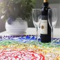 Chic Tassel Indian Tapestry Lotus Printed Bohemian Beach Towel Yoga Blanket