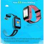 Anti-Lost Smart Watch Tracker SOS Help For Kids Camera With Flashlight Blue Best Gift
