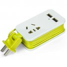 Power Socket USB Plugs Fast Charging Phone Travel With Power Line