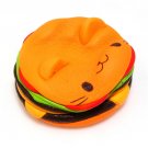 Squishy Slow Rising Scented PU Cat Head Hamburger Slow Rebound Squeeze Toys