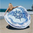 Beach Towel Tapestry Round Shower Towel Yoga Mat Serviette De Plage Adulte Towel