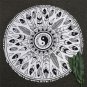 Beach Towel Round Printed Tai Ji Large Tassel Bath Towel Sun Block Shawl Yoga Mat