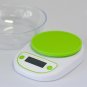 Digital Electronic Scale Home Kitchen Food Balance Weight With Bowl LED