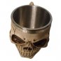 3D Creative Skull Mug Double Wall Stainless Steel Tea Milk Bottle Coffee Mug