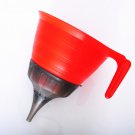 Multi-use 3 in 1 Funnel Strainer Set Kitchen Cooking Canning Pickling Lab Flask