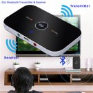 2 in 1 Bluetooth Transmitter Receiver Wireless Portable Audio Player Aux 3.5mm