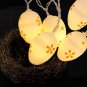 10 LED Easter Egg String Lights Easter Decor Gifts Battery Operated