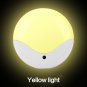 Round Shape LED Night Light Home Household Energy Saving Lamp (Remote Control)