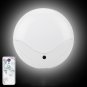 Round Shape LED Night Light Home Household Energy Saving Lamp (Remote Control)
