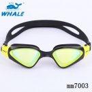 Whale Band Unisex Soft durable double Silicone headstrap Swimming Goggles