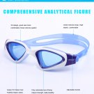 Whale Band Unisex Soft durable double Silicone headstrap Swimming Goggles