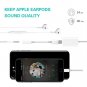 Dual Lightning Splitter Adapter Headphone Audio Charge For iph 7 7P