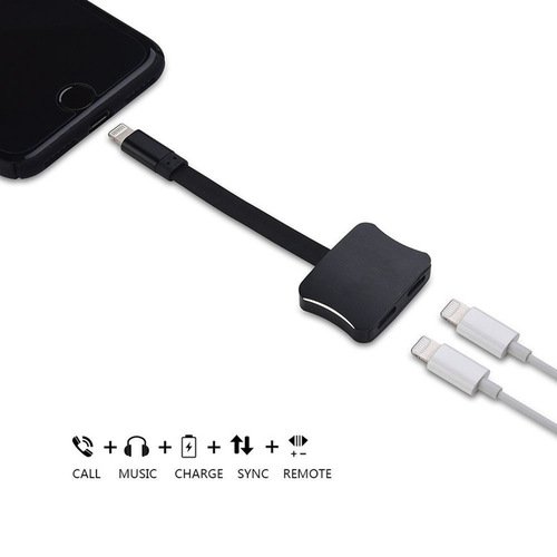Lightning Adapter For iph 7 7P Headphone Audio Charge With Cable