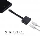 Lightning Adapter For iph 7 7P Headphone Audio Charge With Cable