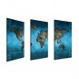 Frameless Huge Wall Art Oil Painting On Canvas World Map Home Decor