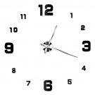 3d Home Decoration Wall Clock Big Mirror Modern Design DIY Wall Stickers