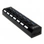 7 Port USB 3.0 Hub On/Off Switches AC Adapter Cable Splitter For Laptop Desktop--AU
