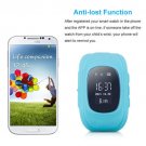 Monitor Children GPS Tracking Device Q50 Smart Watch Safety Tracker Kid Hot  Blue