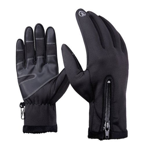 -30 Degree Windproof Waterproof Unisex Touch Screen Gloves Sports Ski Riding--L