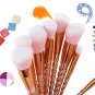Makeup Brush Set Professional Unicorn Synthetic Cosmetic Makeup Brush Kit 8 Pcs