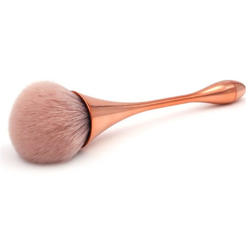 Water-Drop Rose-Gold Contour Powder Makeup Brush