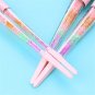8pcs Crystal Acrylic Rainbow Makeup Brushes Set Diamond Shape