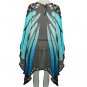 Women Scarf Butterfly Wing Cape Peacock Shawl Wrap Gifts Cute Print Scarves Blue