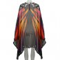 Women Scarf Butterfly Wing Cape Peacock Shawl Wrap Gifts Cute Print Scarves Multicolor