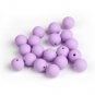 Silicone Chewing Round Beads Mixed Color Baby Teether Necklace 12mm 20pcs/lot (Multicolor)