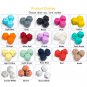 Hexagon Loose Food Silicone Beads Necklace For Baby Teether DIY Bead 20pcs/lot Multicolor