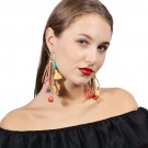 Retro Ethnic Tide Earrings Multi-Element Long Pendant Tassel Earrings Bohemian