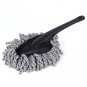 Car Duster Wax Mops Microfiber Mini Wax Brush Dust Removal Cleaning Brush Gray