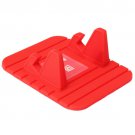 Fairy Mini Multifunction Soft Silicone Desktop Stand Anti Slip Mat Holder Red