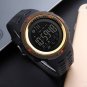 Fashion Men's Smart Watch Bluetooth Digital Sports Wrist Watch Waterproof Gold