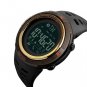 Fashion Men's Smart Watch Bluetooth Digital Sports Wrist Watch Waterproof Gold