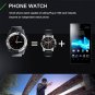 SW007 Bluetooth Smart Watch With Camera Pedometer for Android IOS Phone Black