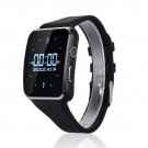 X6 Curved Screen Stylish GSM Smart Watch FM Bluetooth Phone Black