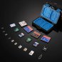 27-in-1 Waterproof Memory Card Holder Case SD MicroSD CF TF SIM Storage Box