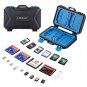 27-in-1 Waterproof Memory Card Holder Case SD MicroSD CF TF SIM Storage Box