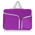 Notebook Laptop Sleeve Case Bag Handbag For MacBook Air/Pro 11" Purple